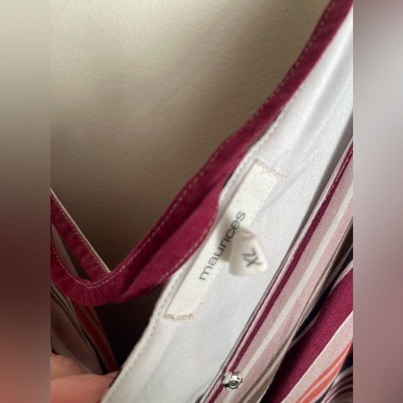 👗 Maurice’s • MIDI Stripped Dress | XL - Picture 4 of 12